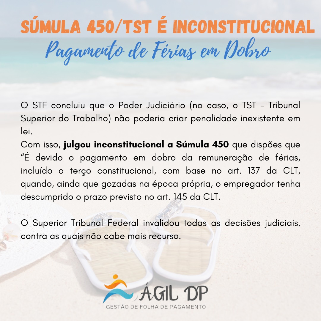 Súmula 450/TST é inconstitucional